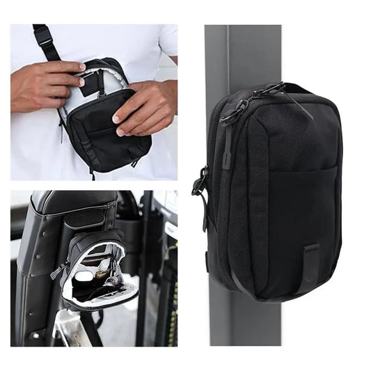 New Large Capacity Magnetic Gym Bag Adjustable Shoulder Strap Extra Storage Pouch Water Bottle Holder Removable